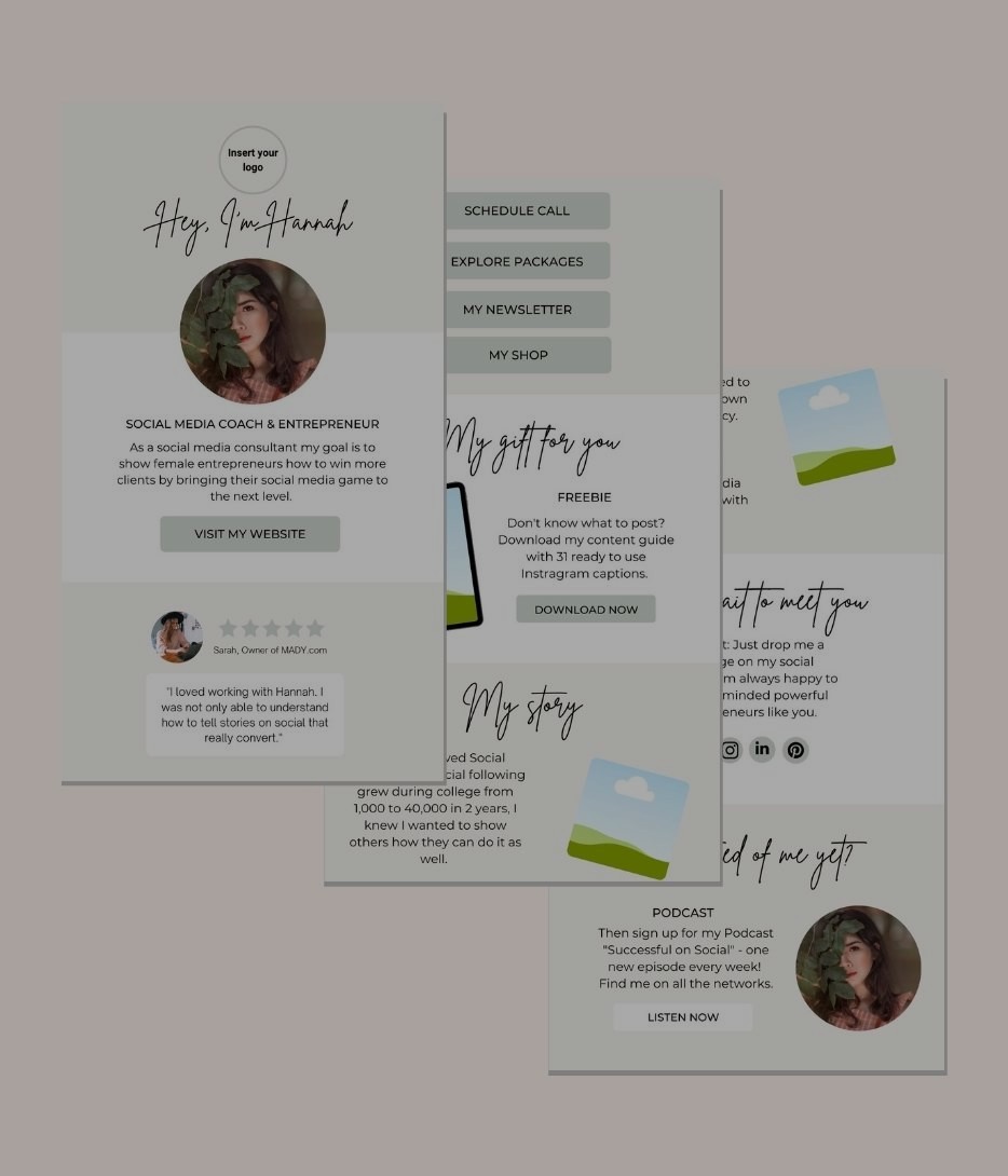 MediaMOJODesign Link in Bio Template