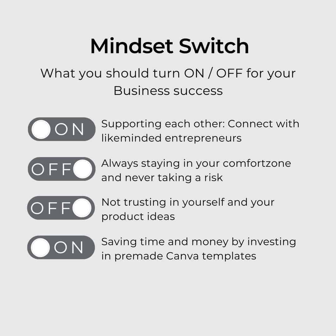Mindset Switch Instagram Templates