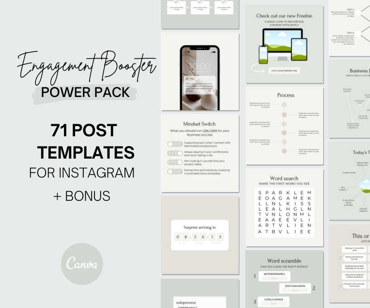 instagram-post-ideas-engagement-booster Canva Template Instagram Post